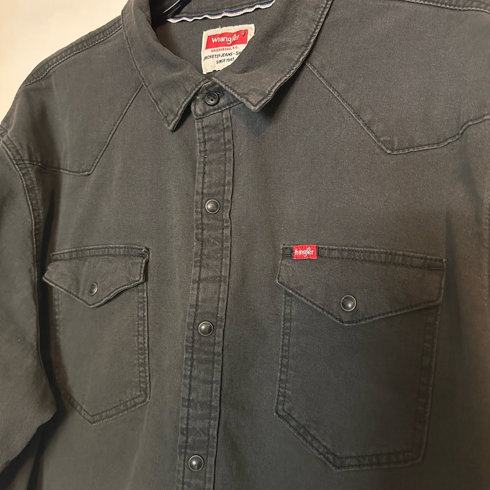 Wrangler Men's Western Pearl Snap Shirt